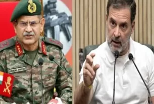 Army Chief Gen Upendra Dwivedi Rahul Gandhis