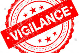 Stock Vector Vigilance Premium Quality Rubber Stamp 379316602